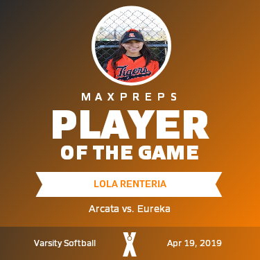 #2 Lola Renteria Player of the Game badge