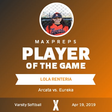 #2 Lola Renteria Player of the Game badge