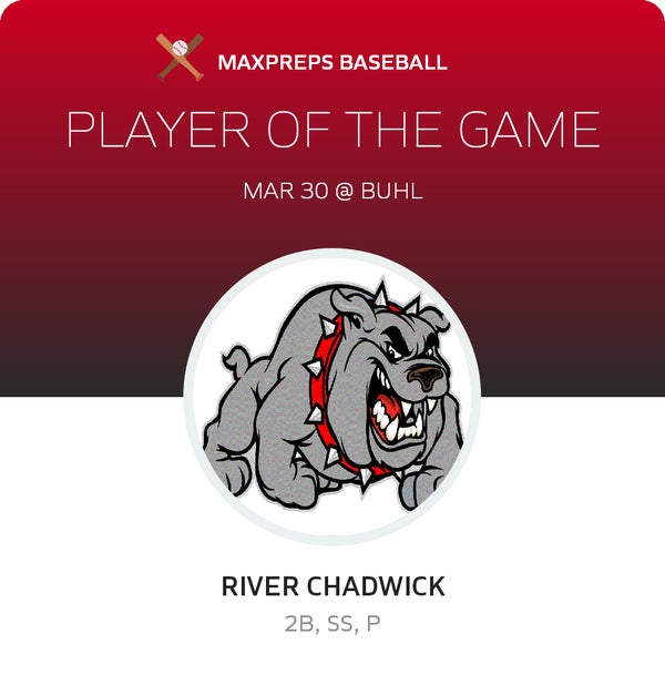 #1 River Chadwick Player of the Game badge