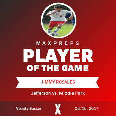 #8 Jimmy Rosales Player of the Game badge