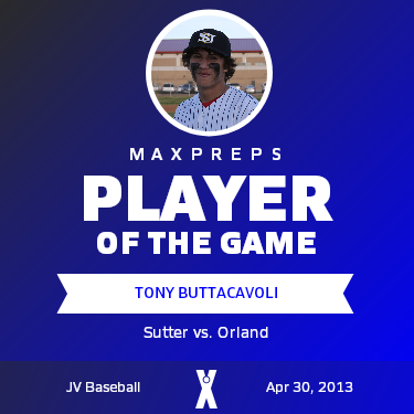 #23 Tony Buttacavoli Player of the Game badge