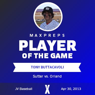 #23 Tony Buttacavoli Player of the Game badge