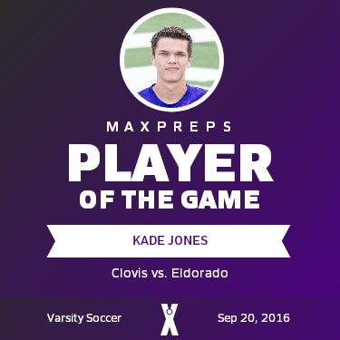 #17 kade jones Player of the Game badge