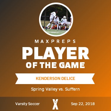 #10 Kenderson Delice Player of the Game badge