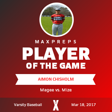 #1 Aimon Chisholm Player of the Game badge