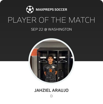 Jahziel Araujo, Martinsburg Man of the Match