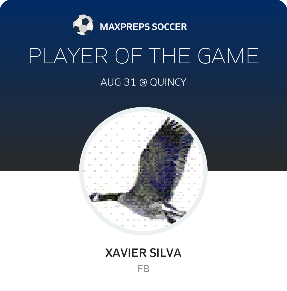 #6 Xavier Silva Player of the Game badge