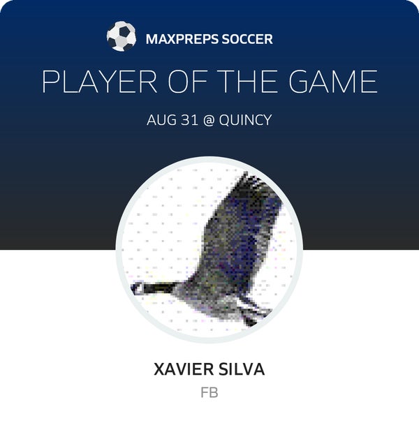 #6 Xavier Silva Player of the Game badge