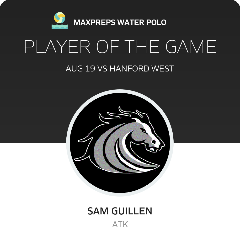 #4 Sam Guillen Player of the Game badge