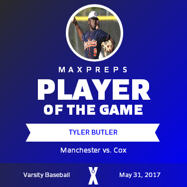 #9 Tyler Butler Player of the Game badge