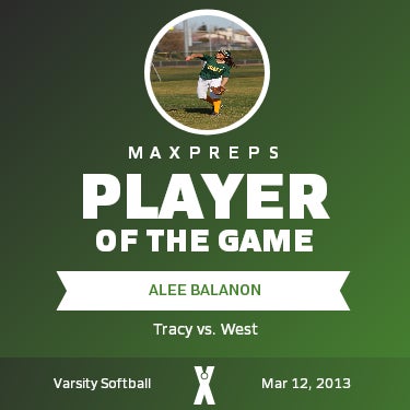 #5 Alee Balanon Player of the Game badge