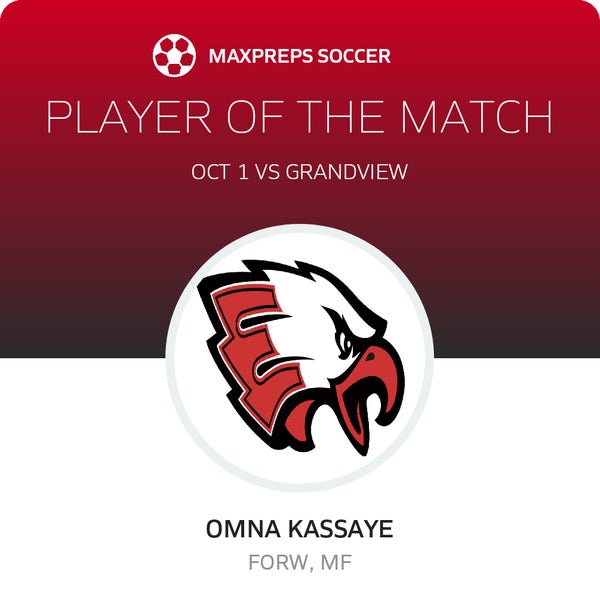 #12 Omna Kassaye Player of the Game badge