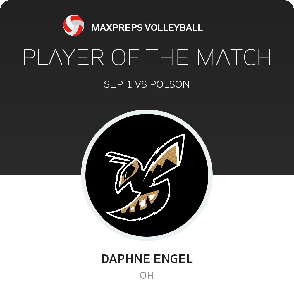 #17 Daphne Engel Player of the Game badge