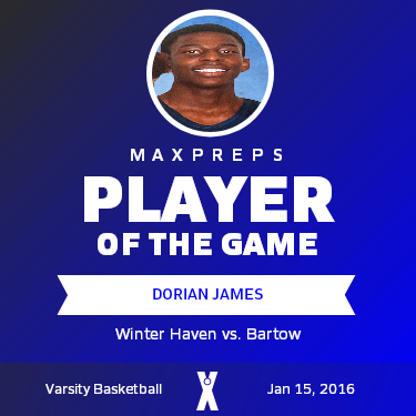 #0 Dorian James Player of the Game badge
