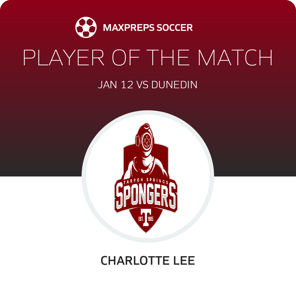 #9 Charlotte Lee Player of the Game badge