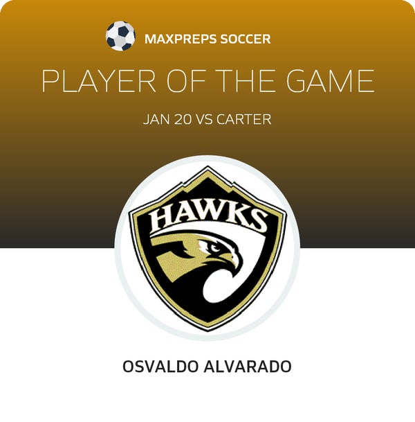#15 Osvaldo Alvarado Player of the Game badge