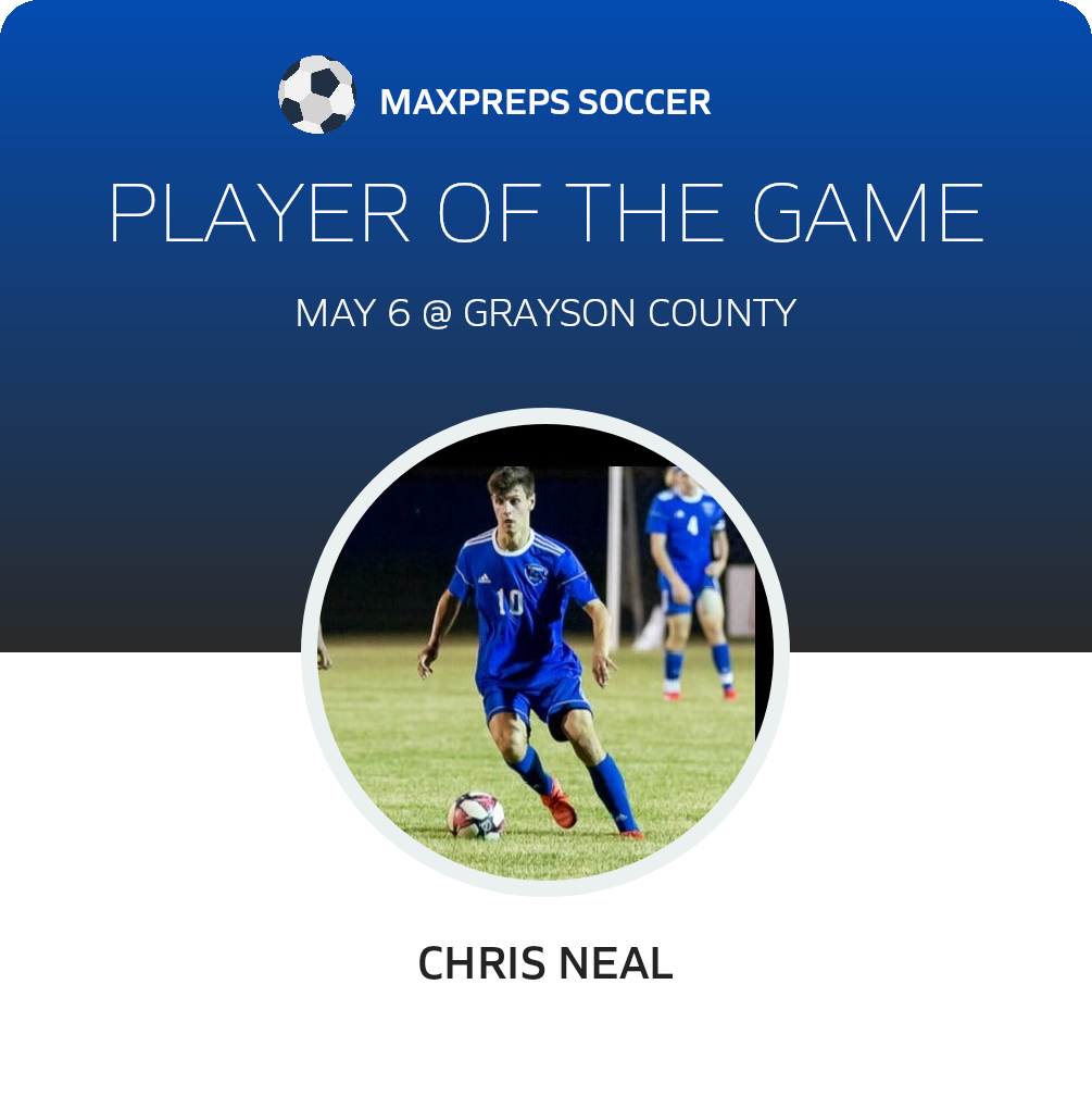 #10 Chris Neal Player of the Game badge
