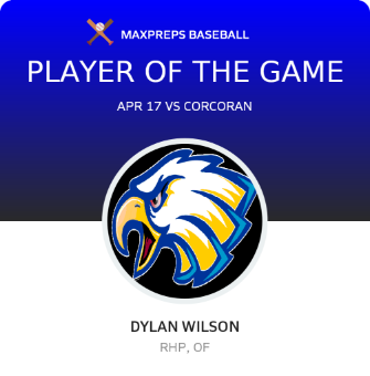 #23 Dylan Wilson Player of the Game badge
