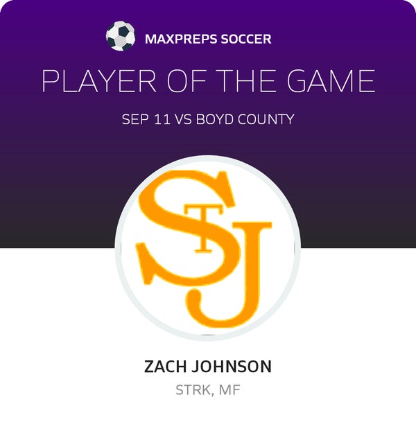 #10 Zach Johnson Player of the Game badge