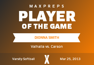 #8 Dionna Smith Player of the Game badge