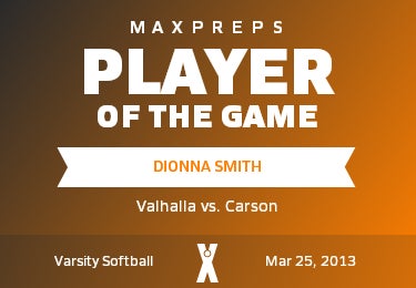 #8 Dionna Smith Player of the Game badge