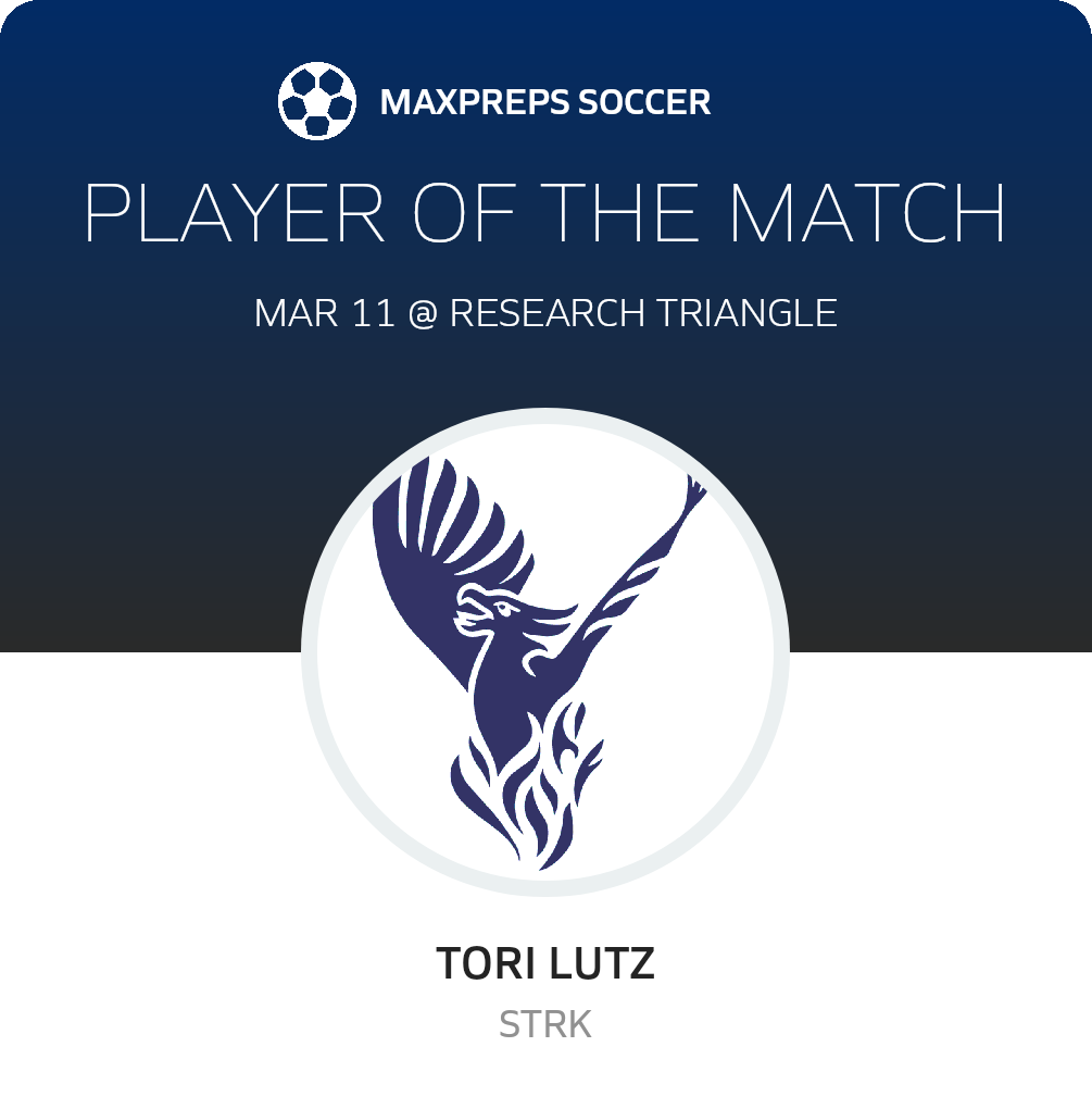 #8 TORI LUTZ Player of the Game badge