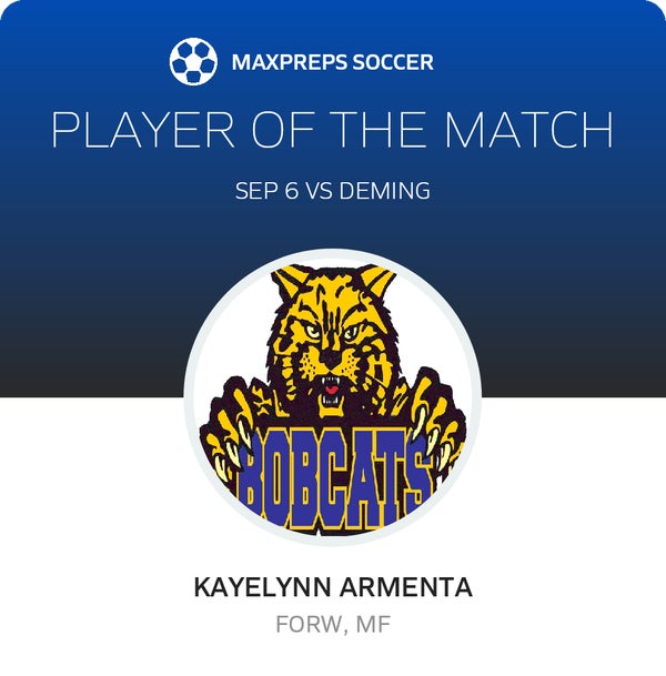 #4 Kayelynn Armenta Player of the Game badge