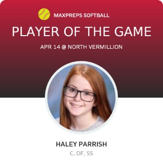 #5 Haley Parrish Player of the Game badge