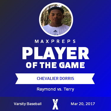 #1 Chevalier Dorris Player of the Game badge