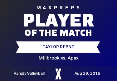 #10 Taylor Rebne Player of the Game badge