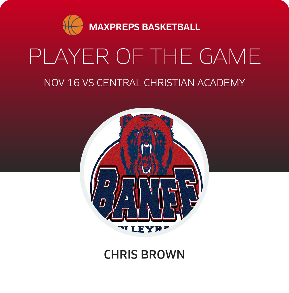 Chris Brown's Banff High School Career Home, image size:1005x1020