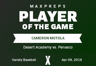 #15 Cameron Motola Player of the Game badge