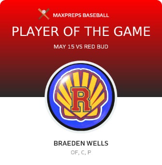 #11 Braeden Wells Player of the Game badge