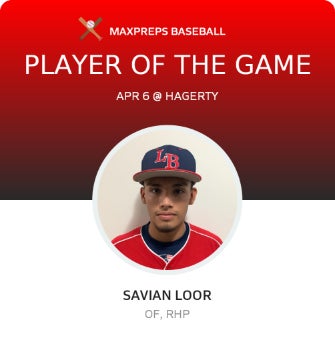 #21 Savian Loor Player of the Game badge