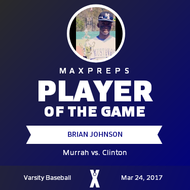 #1 Brian Johnson Player of the Game badge