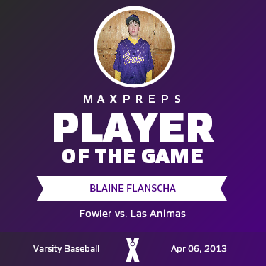 #18 Blaine Flanscha Player of the Game badge