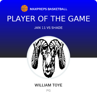 #2 William Toye Player of the Game badge