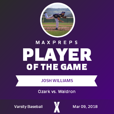 #7 Josh Williams Player of the Game badge