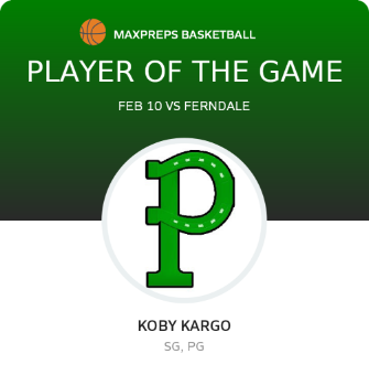 #2 Koby Kargo Player of the Game badge