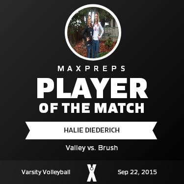 #2 Halie Diederich Player of the Game badge