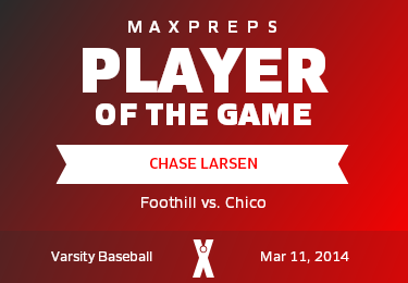 #7 Chase Larsen Player of the Game badge