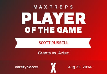 #12 Scott Russell Player of the Game badge