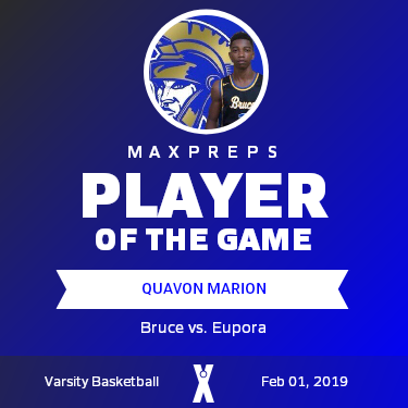#1 Quavon Marion Player of the Game badge