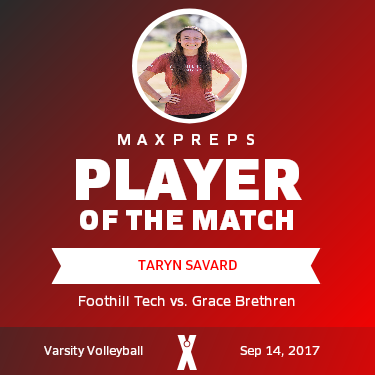 #5 Taryn Savard Player of the Game badge