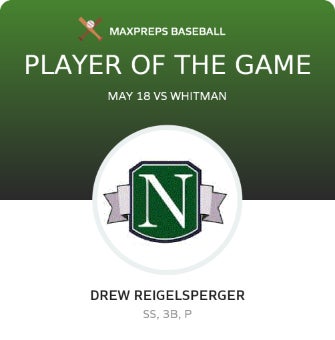 #14 Drew Reigelsperger Player of the Game badge