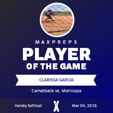 #4 Clarissa Garcia Player of the Game badge