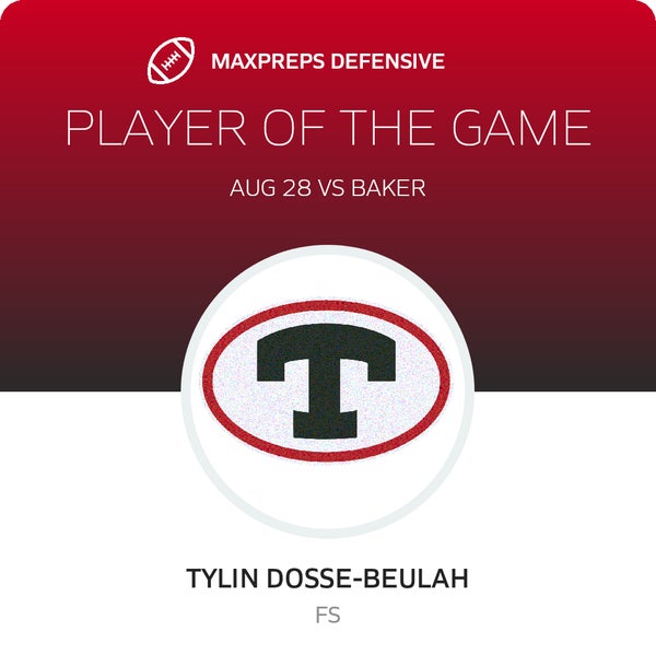 #9 Tylin Dosse-beulah Player of the Game badge