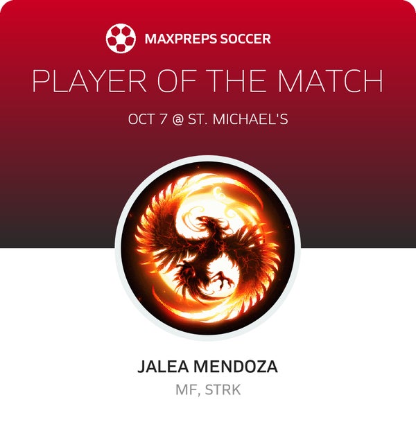 #10 Jalea Mendoza Player of the Game badge