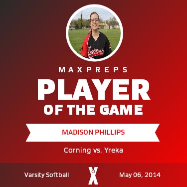 #20 Madison Phillips Player of the Game badge