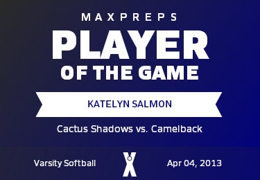 #22 Katelyn Salmon Player of the Game badge